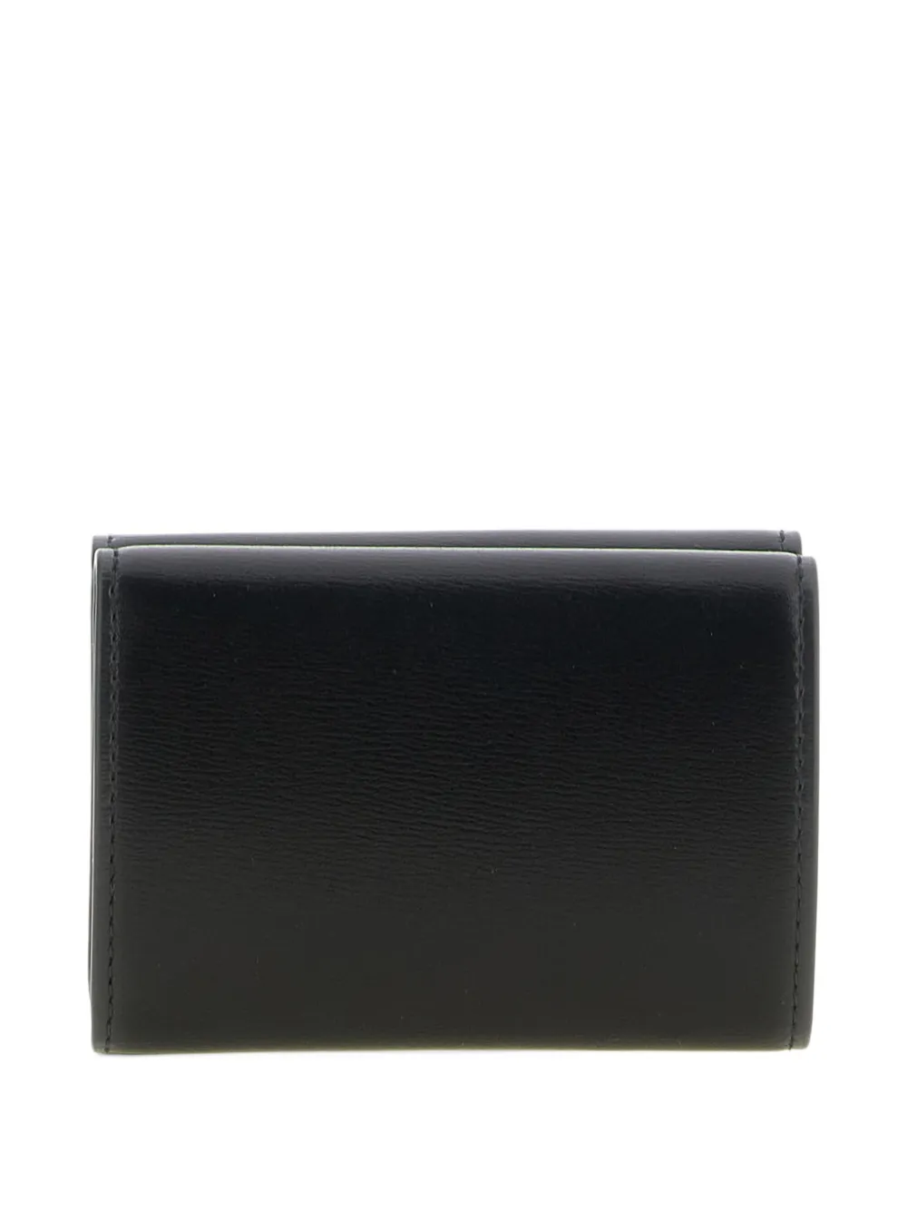 Jil Sander Cannolo mini tri-fold wallet Zwart