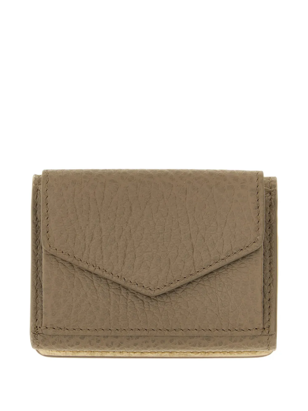 Maison Margiela Four Stitches leather wallet Bruin
