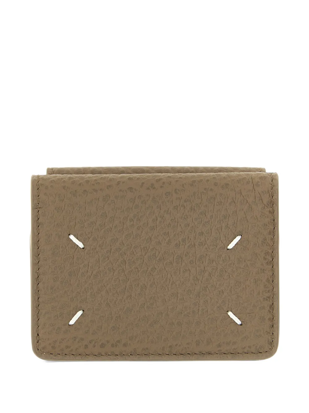 Maison Margiela Four Stitches leather wallet - Marrone