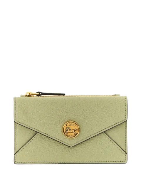 Chloé small Envelope purse with card slots in grained leather