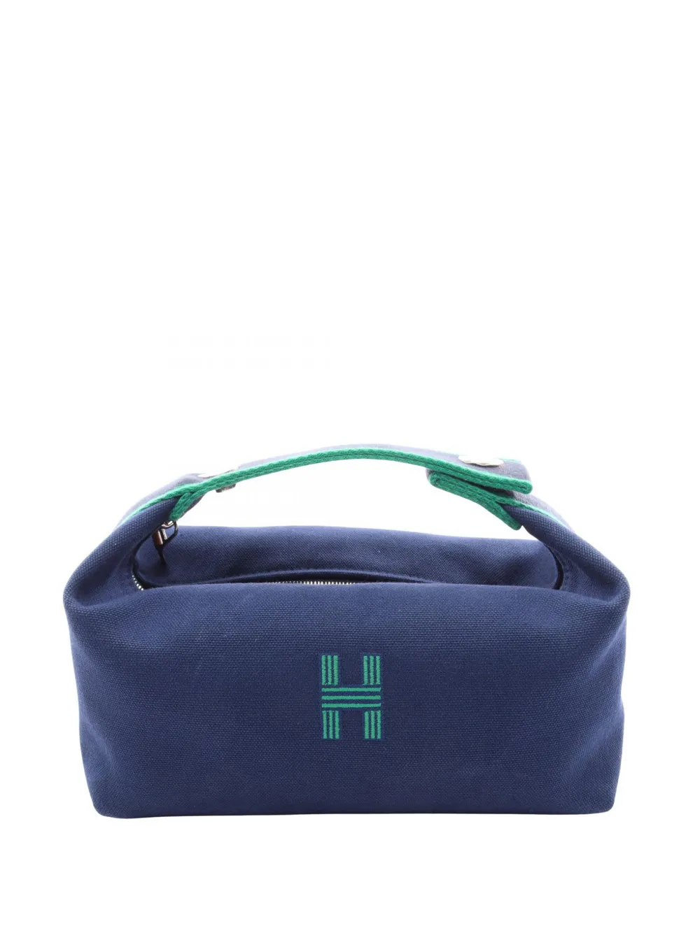 Hermès Pre-Owned 2015-2026 Small Toile Bride A Brac Case vanity bag - Blau