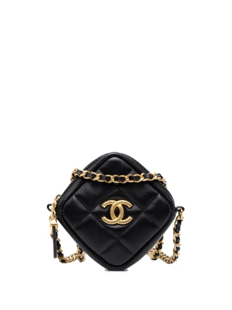 CHANEL Pre-Owned pochette matelassée à bride en chaîne (2020)