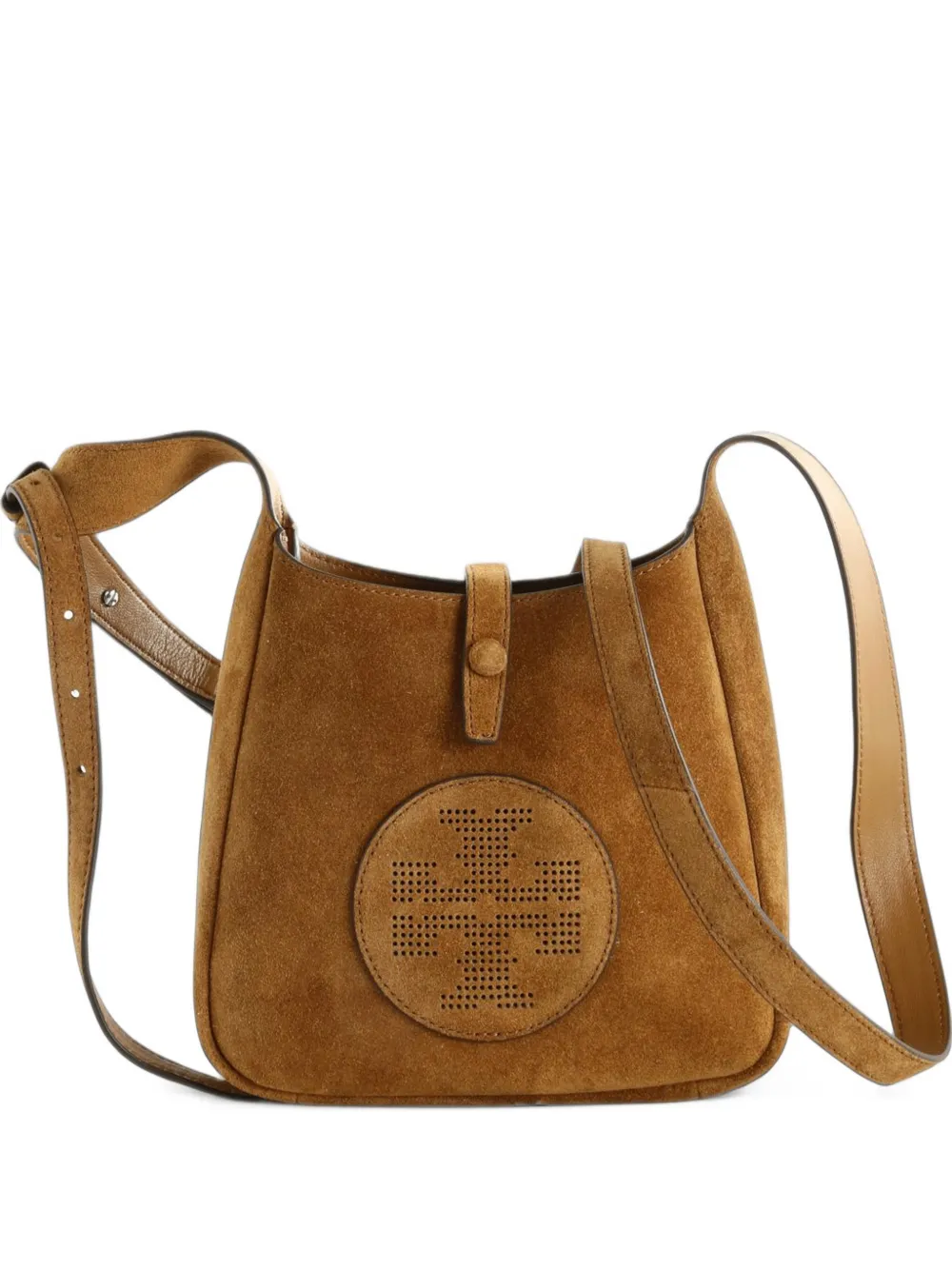 Tory Burch perforated logo shoulder bag - Toni neutri
