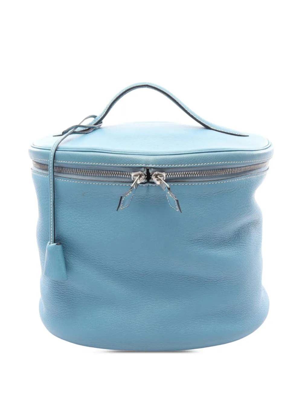 Hermès Pre-Owned 2014 Clemence Intercity vanity bag - Blu
