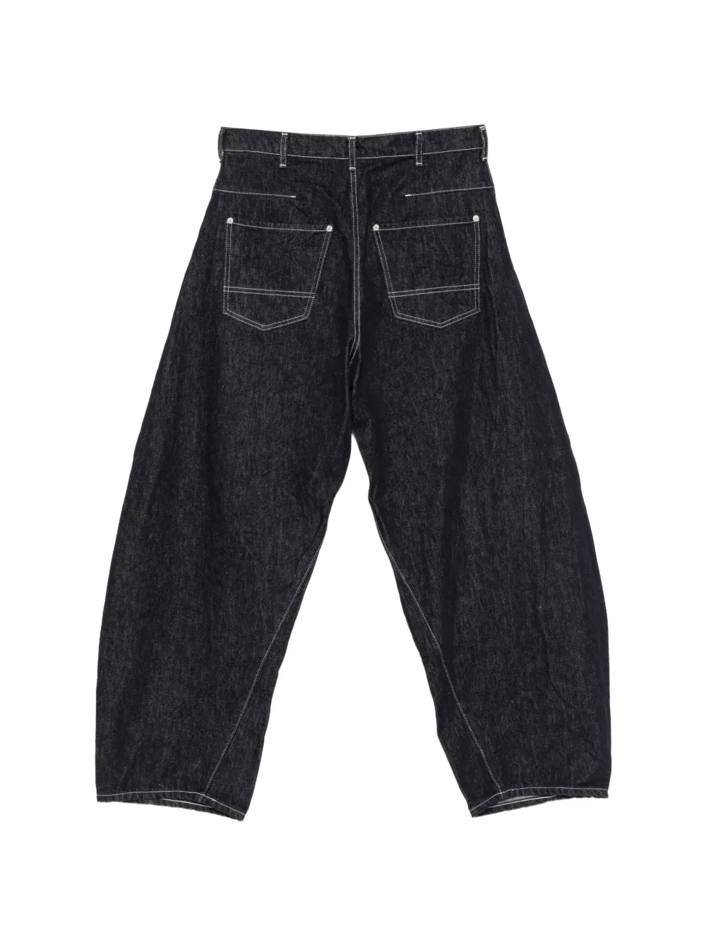 Comme des Garçons Homme contrast-stitch jeans Zwart