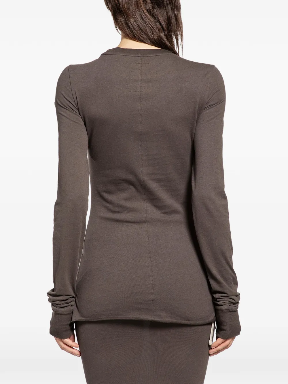 Rick Owens x Moncler Girder LS T-shirt Bruin