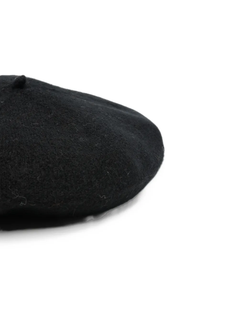 MC2 Saint Barth stalk-detail beret Zwart
