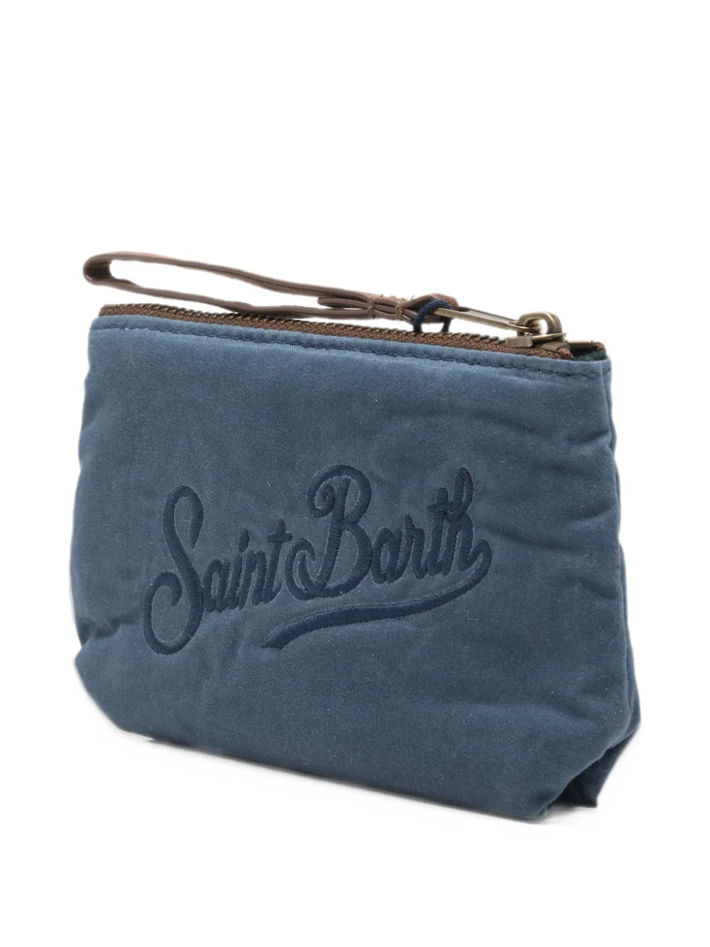 MC2 Saint Barth mini Aline embroidered wallet Blauw