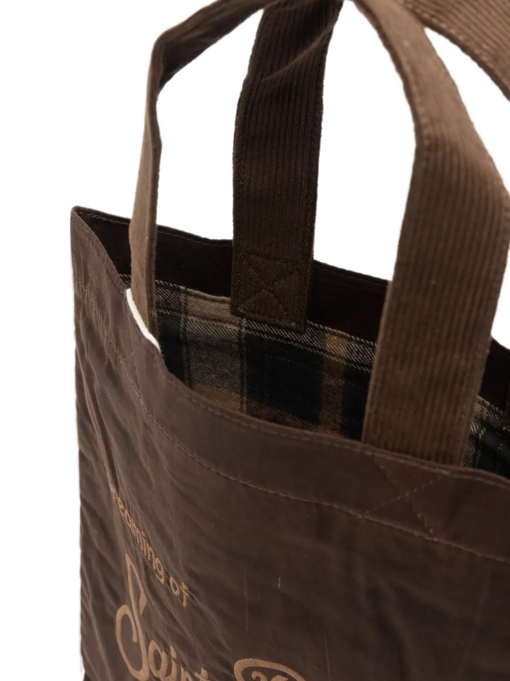 MC2 Saint Barth mini Essential Saint Barth-embroidered tote bag Bruin