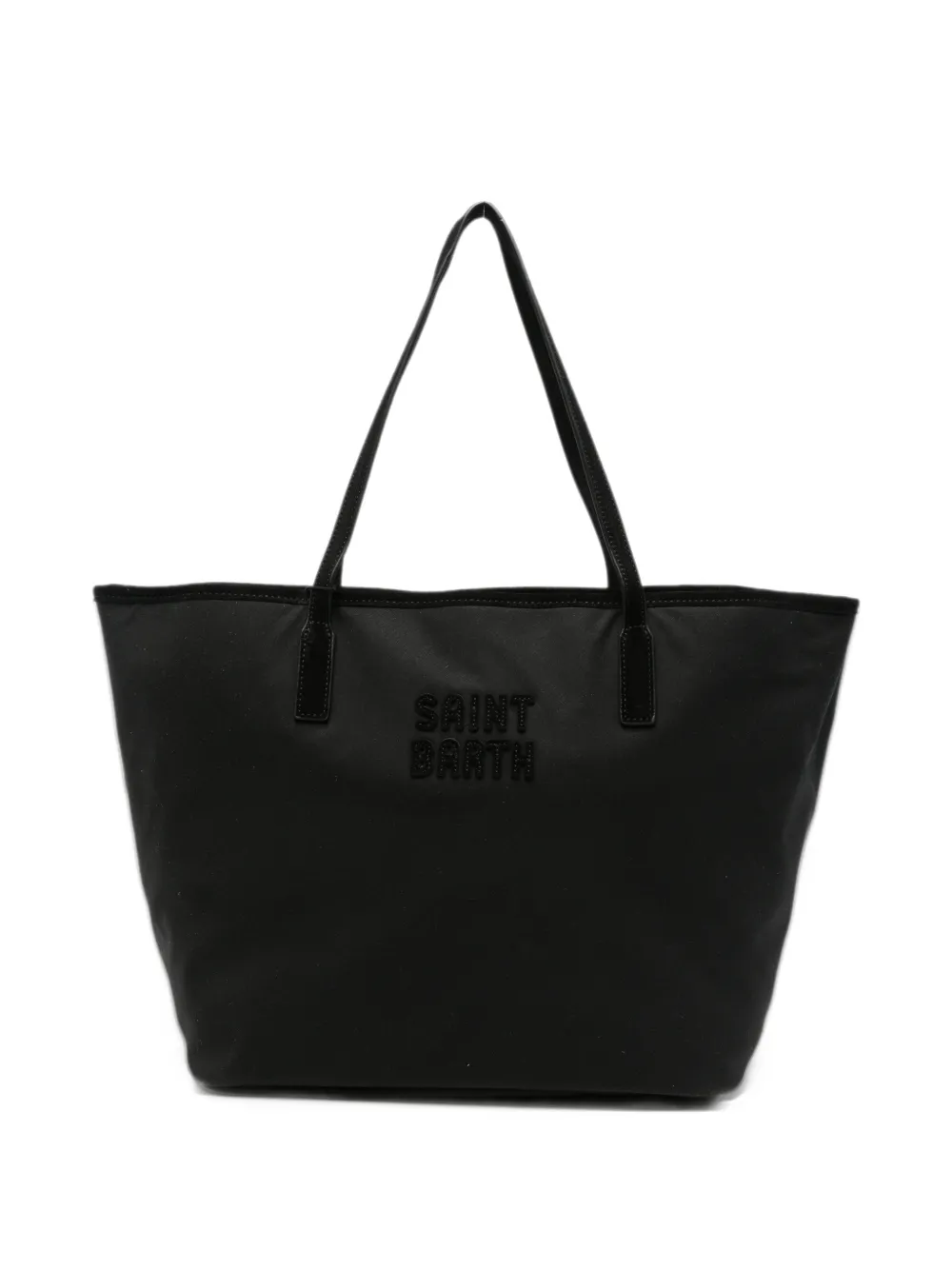 MC2 Saint Barth logo-embroidered tote bag Zwart