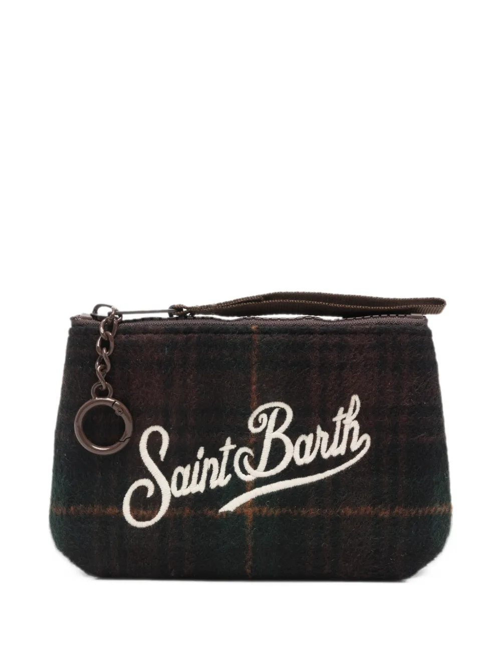MC2 Saint Barth mini Aline tartan wallet Bruin