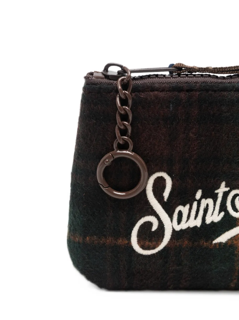MC2 Saint Barth mini Aline tartan wallet Bruin