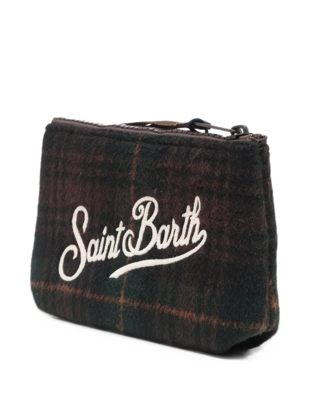 MC2 Saint Barth mini Aline tartan wallet Bruin