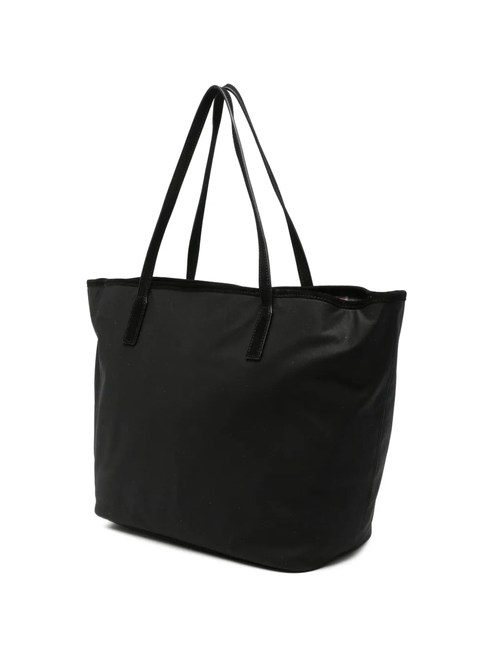 MC2 Saint Barth Shopper met geborduurd logo Zwart