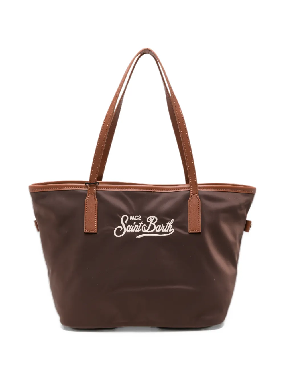 MC2 Saint Barth logo-embroidered tote bag Bruin