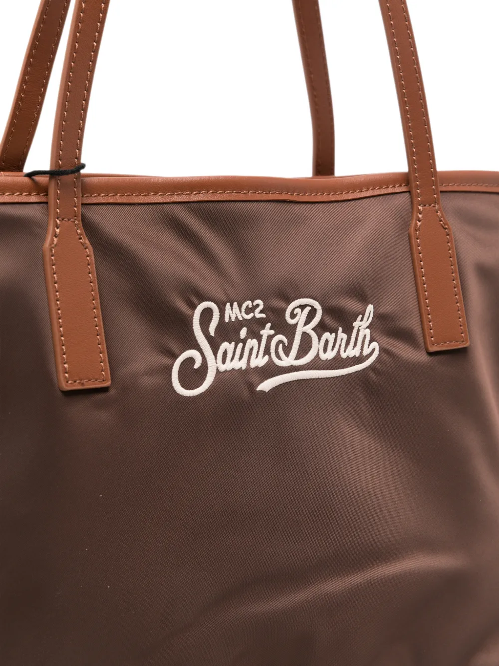 MC2 Saint Barth logo-embroidered tote bag Bruin
