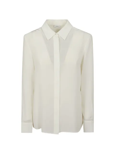 Lardini silk white shirt