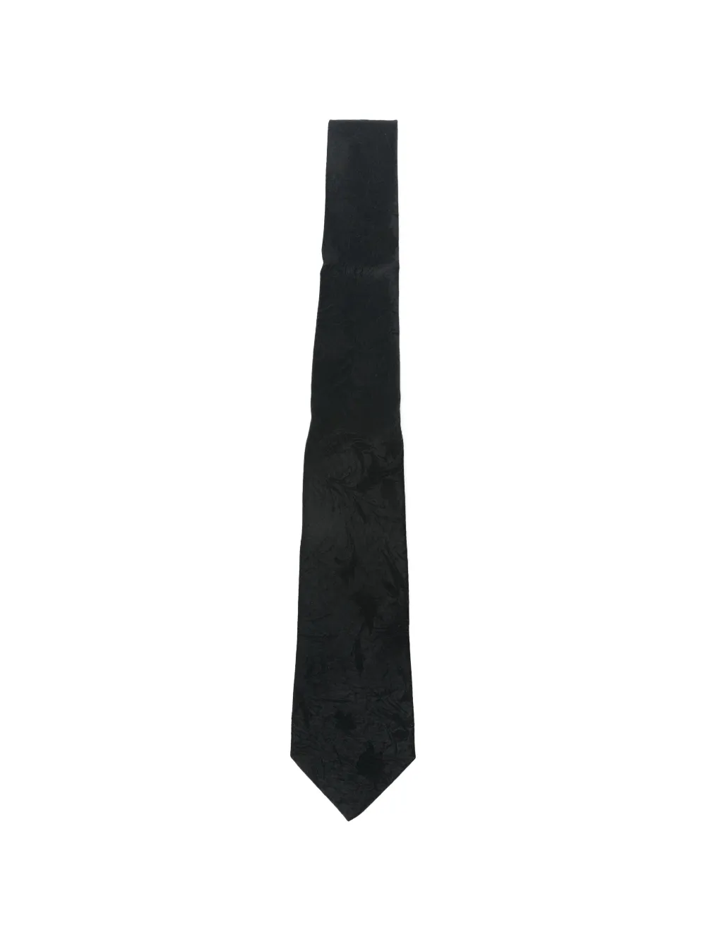 OUR LEGACY floral-jacquard tie - Schwarz