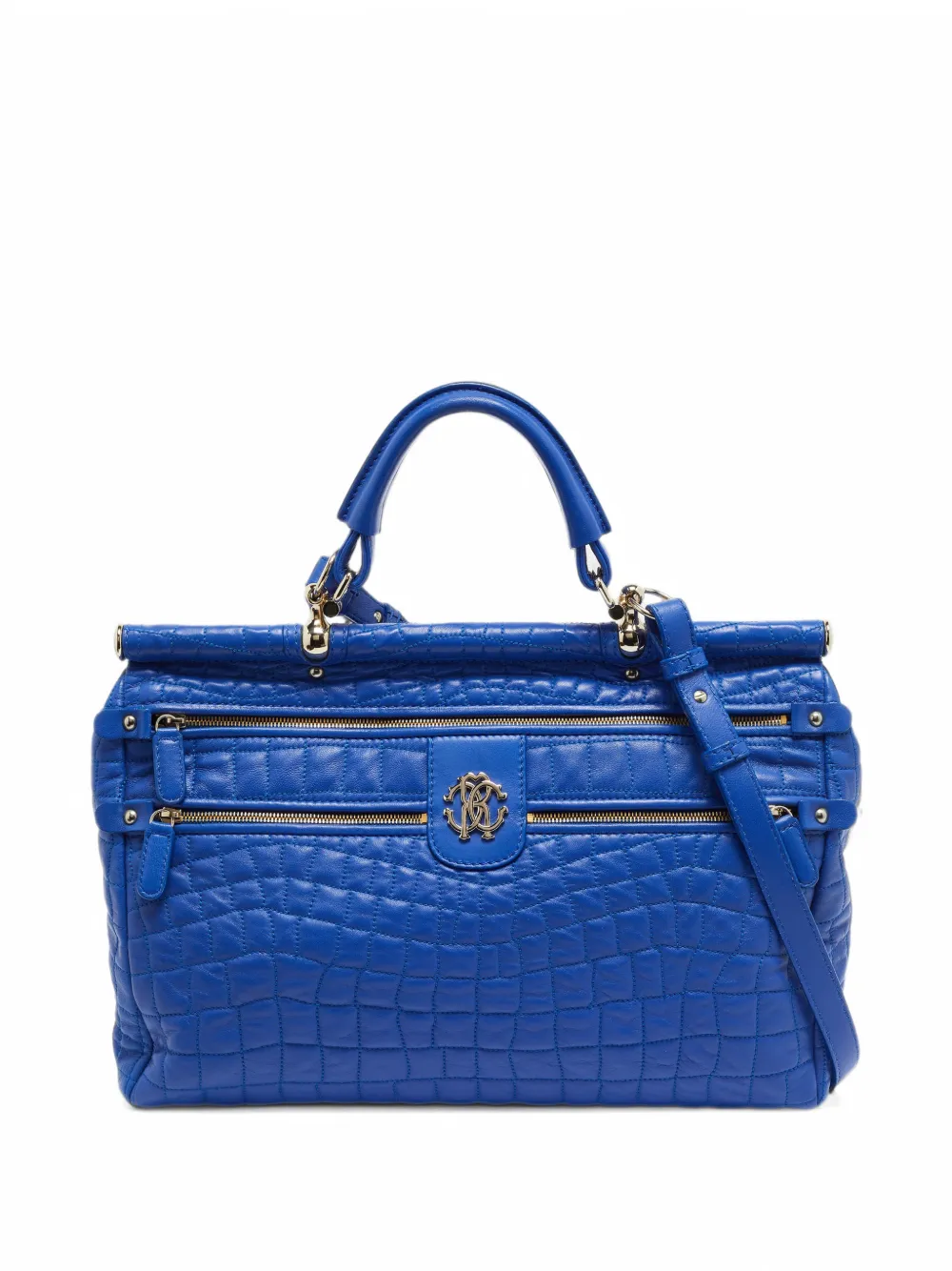 Roberto Cavalli Vintage Diva quilted handbag - Blu
