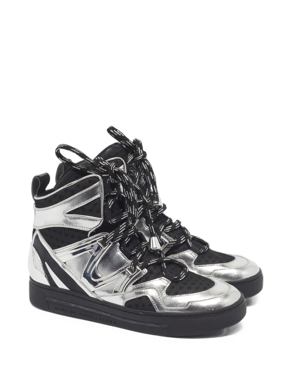 Marc By Marc Jacobs Ninja Wave high-top sneakers - Argento