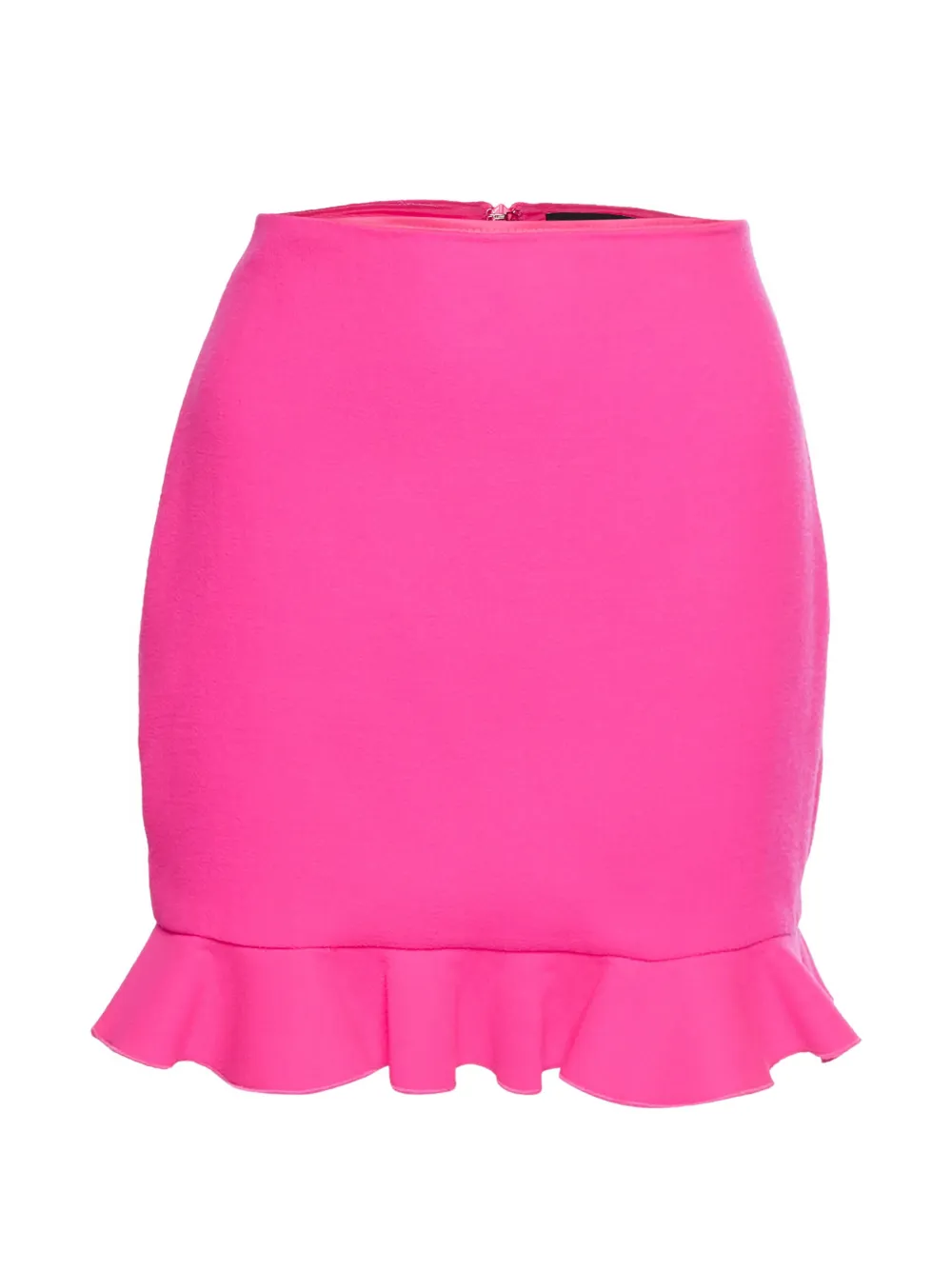 David Koma ruffle hem mini skirt - Rosa