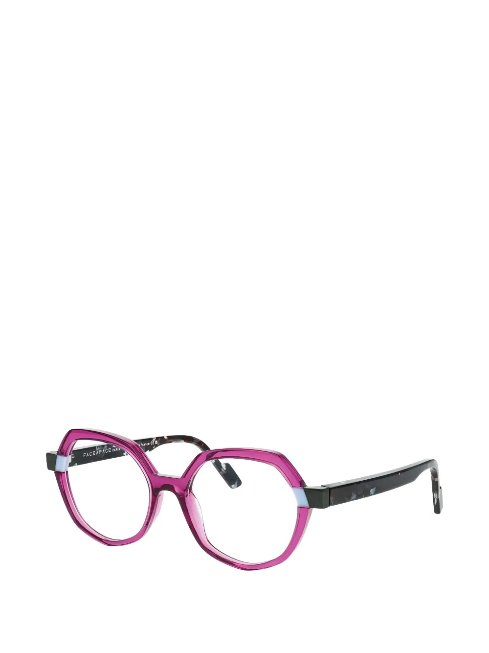 Face À Face Tangram geometric-frame glasses | Pink | Image 1