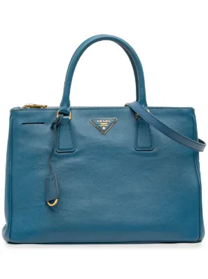 Prada Pre-Owned サフィアーノ レザー ハンドバッグ | ブルー