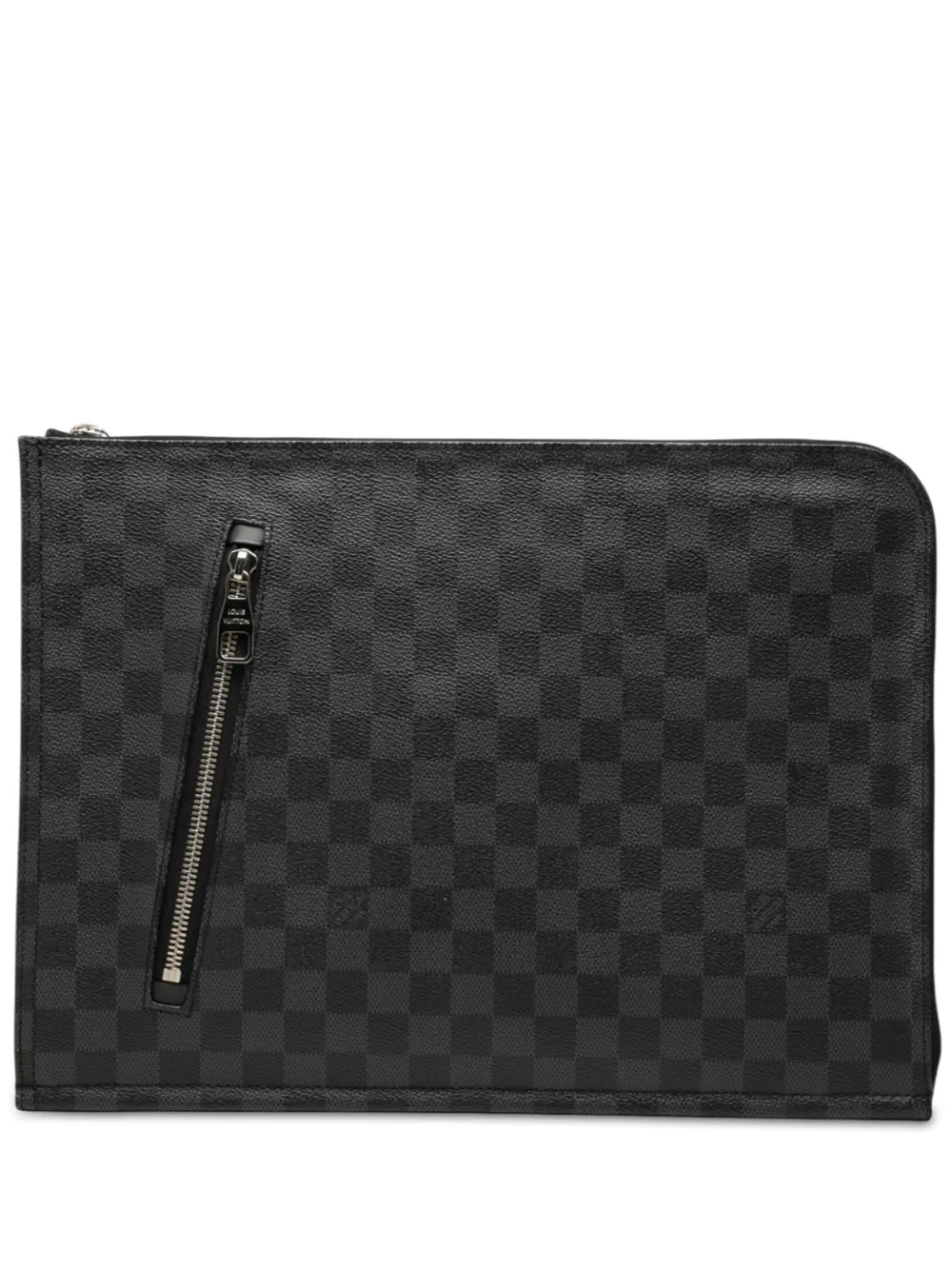 Louis Vuitton Pre-Owned 2012 Damier Graphite Poche Documents Portfolio clutch bag - Schwarz