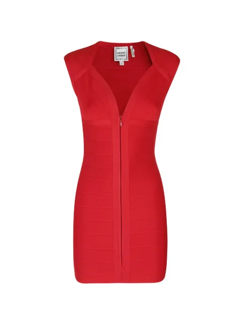 Hervé Léger bandage zip-front dress