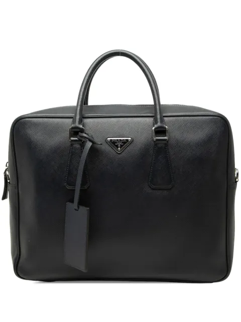 Prada Pre-Owned 2013-2026 Saffiano Briefcase business bag