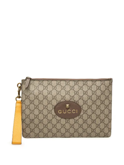 Gucci Pre-Owned клатч Neo Vintage с узором GG Supreme (2000-2015 годы)