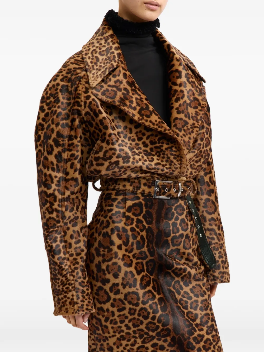 16Arlington Nolan leopard-print jacket Bruin