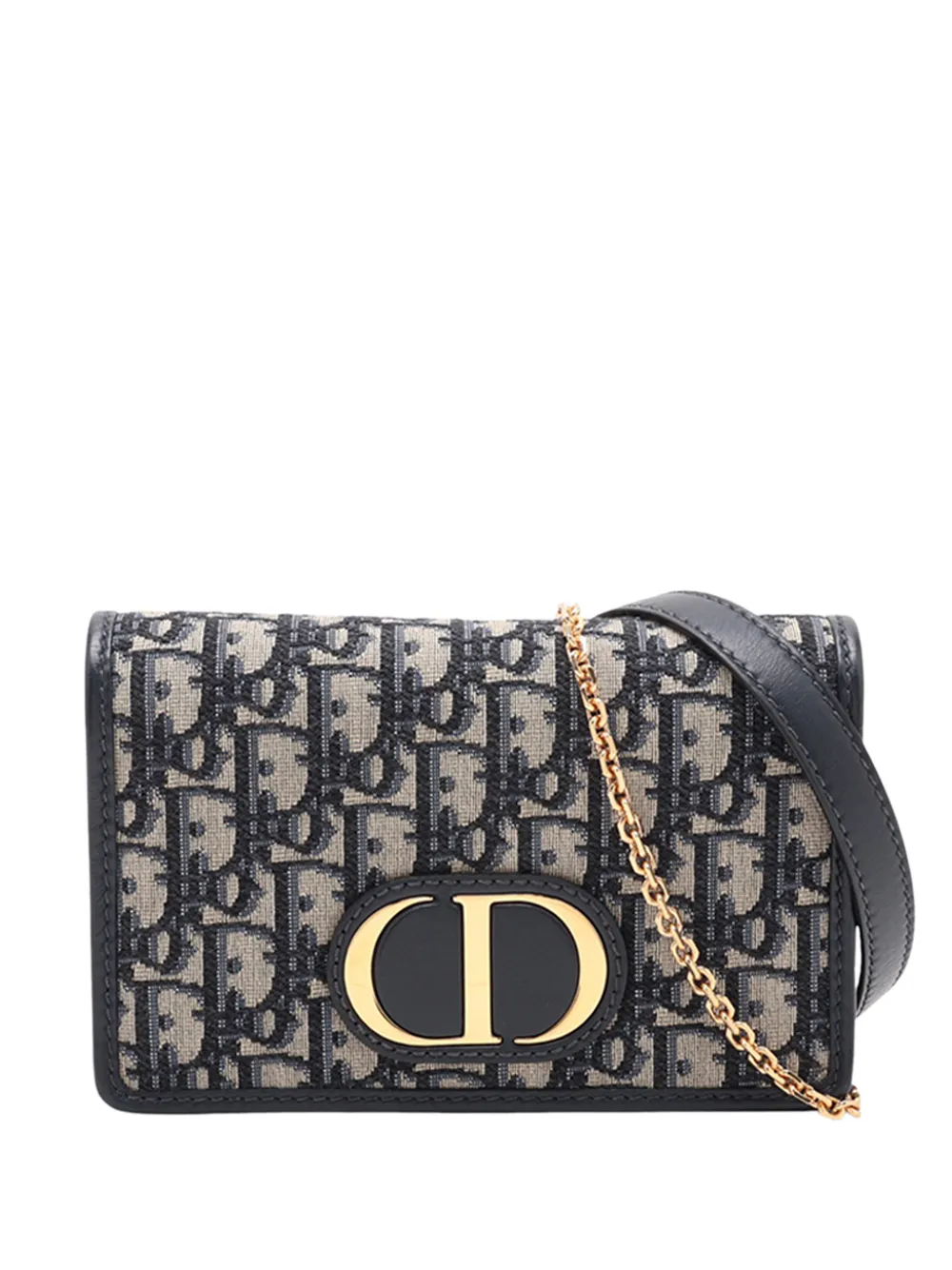 Christian Dior Pre-Owned 2010-2026 Oblique 30 Montaigne 2 in 1 Pouch crossbody bag - Blau