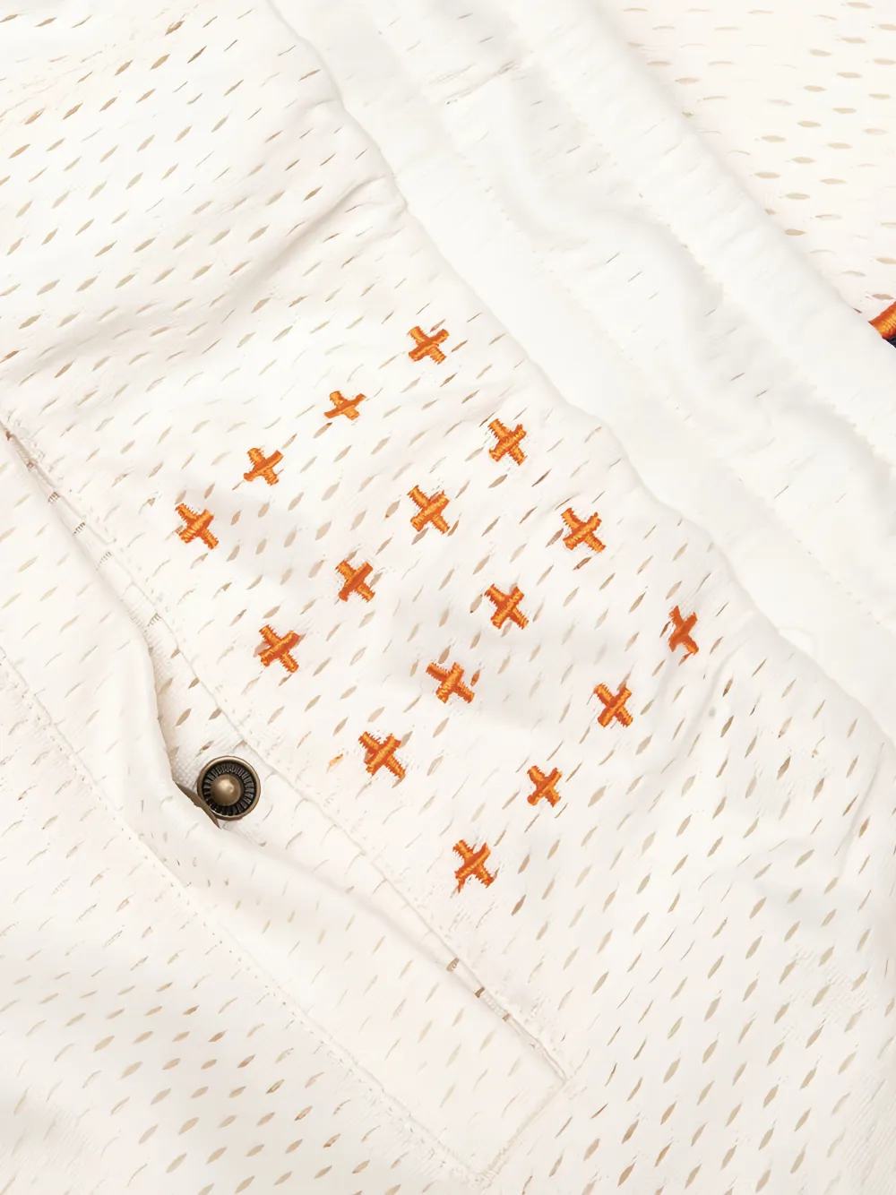 Ksubi Bolter mesh shorts met logo-patch Wit
