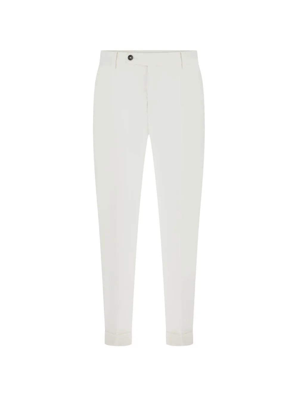 Numero00 pressed-crease turned-up trousers - Blanc Numero00 pressed-crease turned-up trousers - Blanc