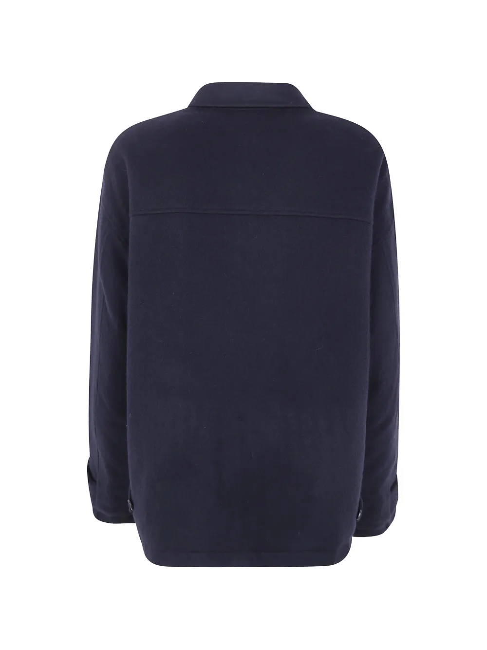 Comme des Garçons Homme zip-up reversible wool jacket Zwart
