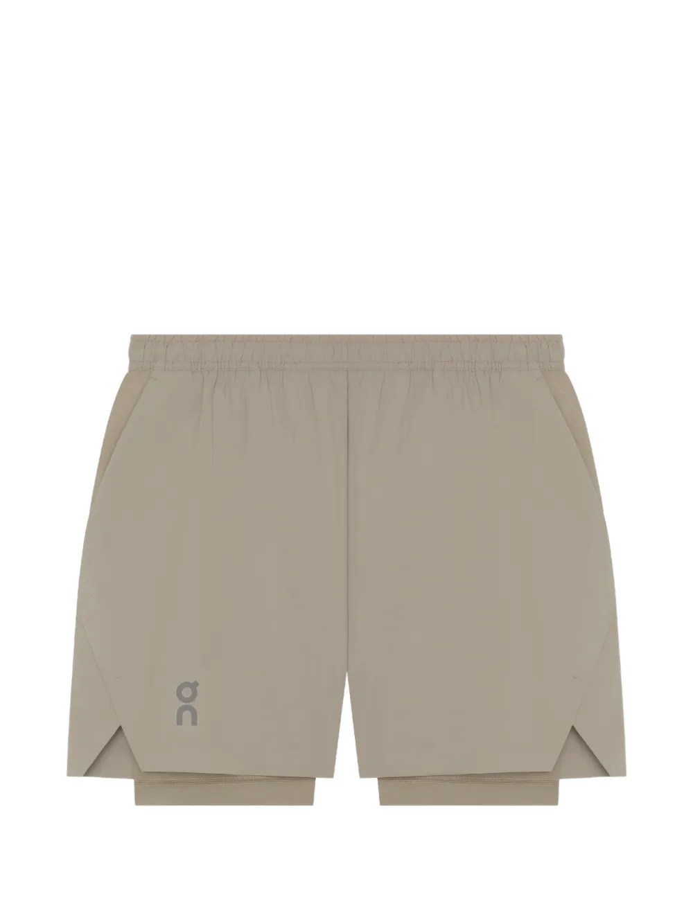 On Train 2-in-1 shorts - Toni neutri