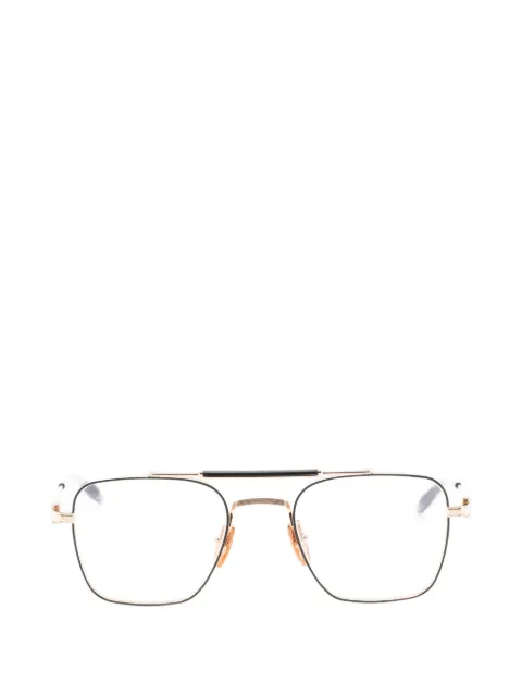 Akoni Europa square-frame double-bridge glasses