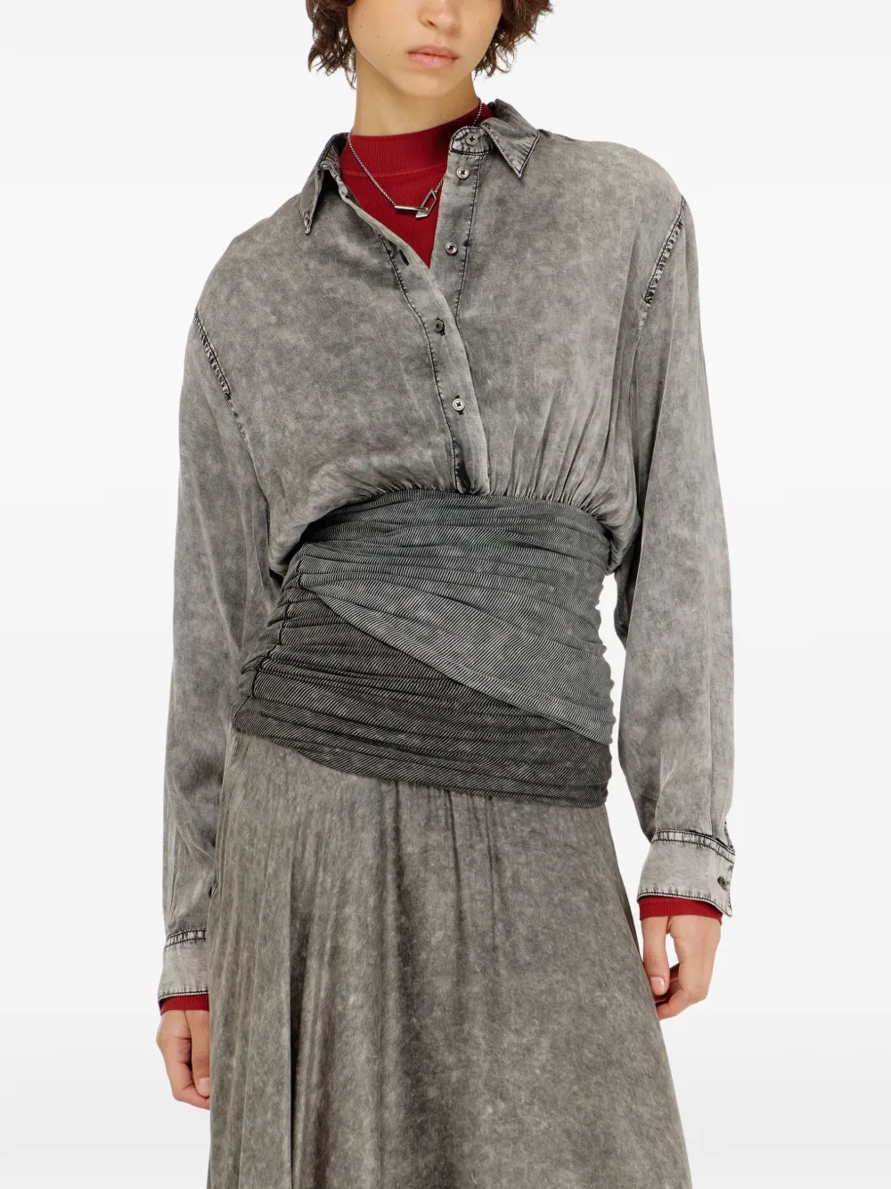 Diesel C-Assia-B1 shirt Grijs