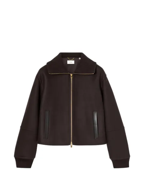 Agnona cropped double-face jacket