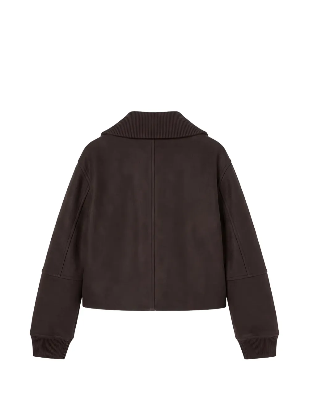Agnona Cropped jack van dubbelzijdige stof Bruin