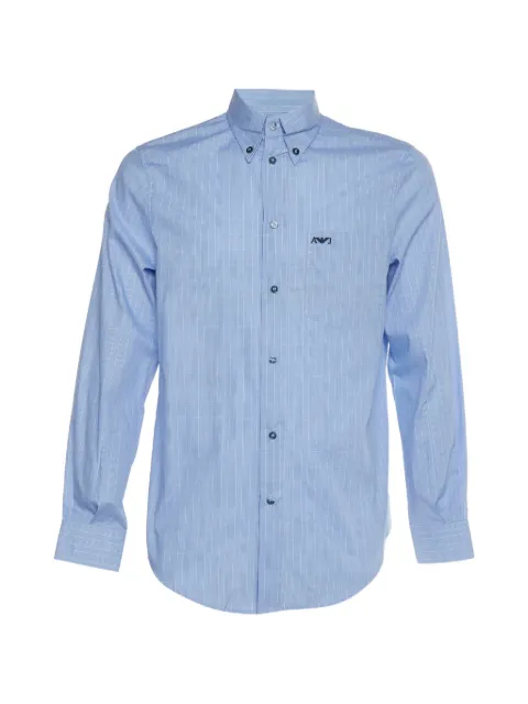 Armani Vintage plaid button-down shirt