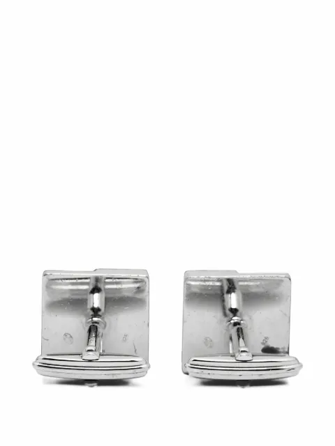 Dunhill mancuernillas cuadradas con grabado