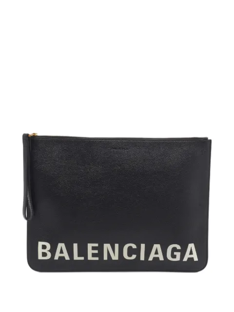 Balenciaga Pre-Owned клатч с логотипом