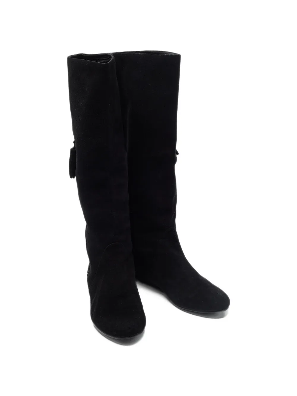 Sergio Rossi tassel zip-fastening boots - Schwarz