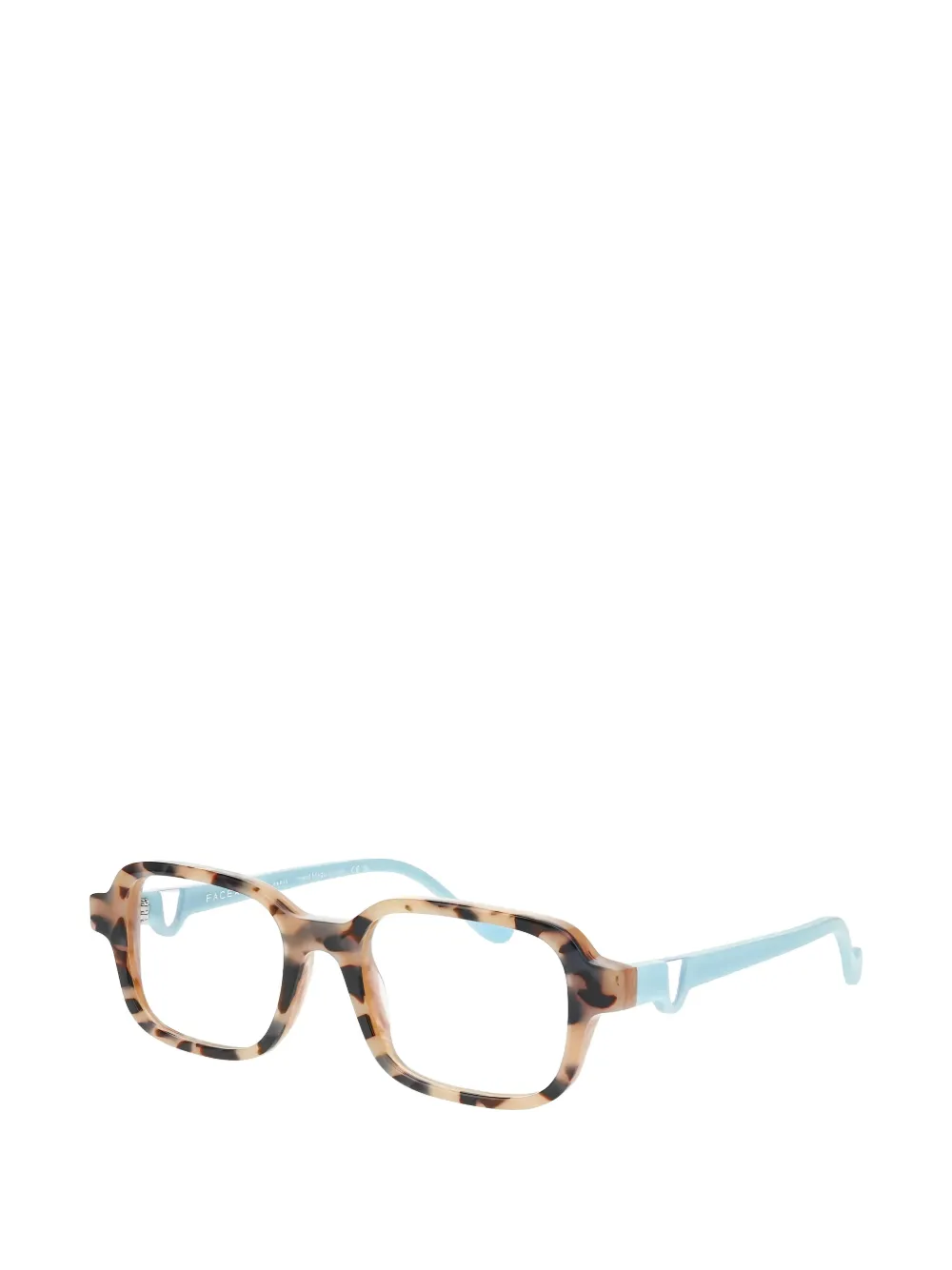 Face À Face Gap2 tortoiseshell-effect square-frame glasses - Marrone