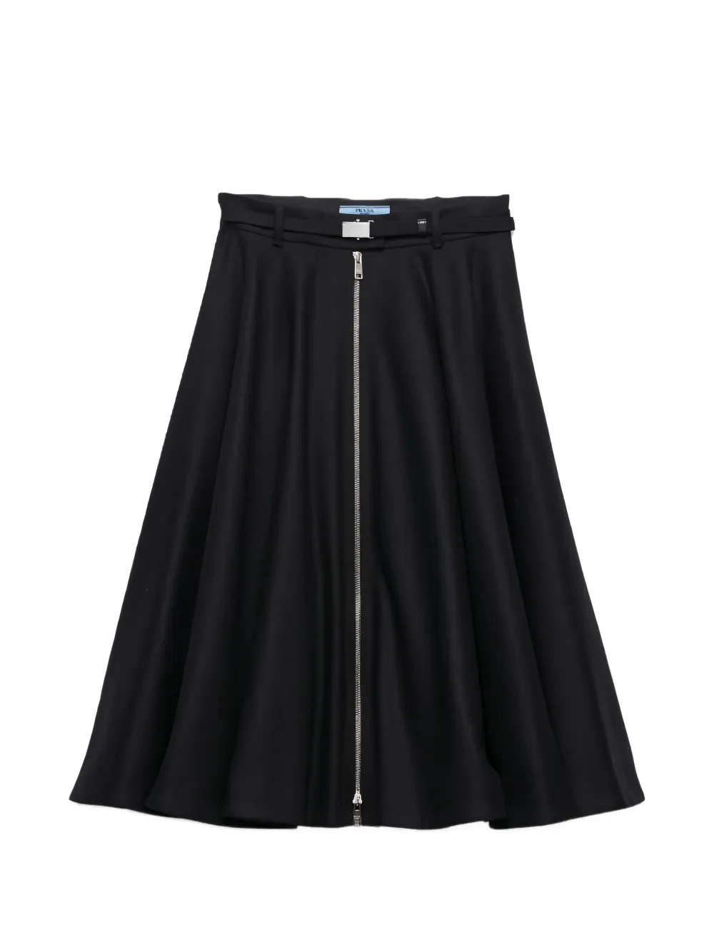 Prada re-wool skirt Zwart