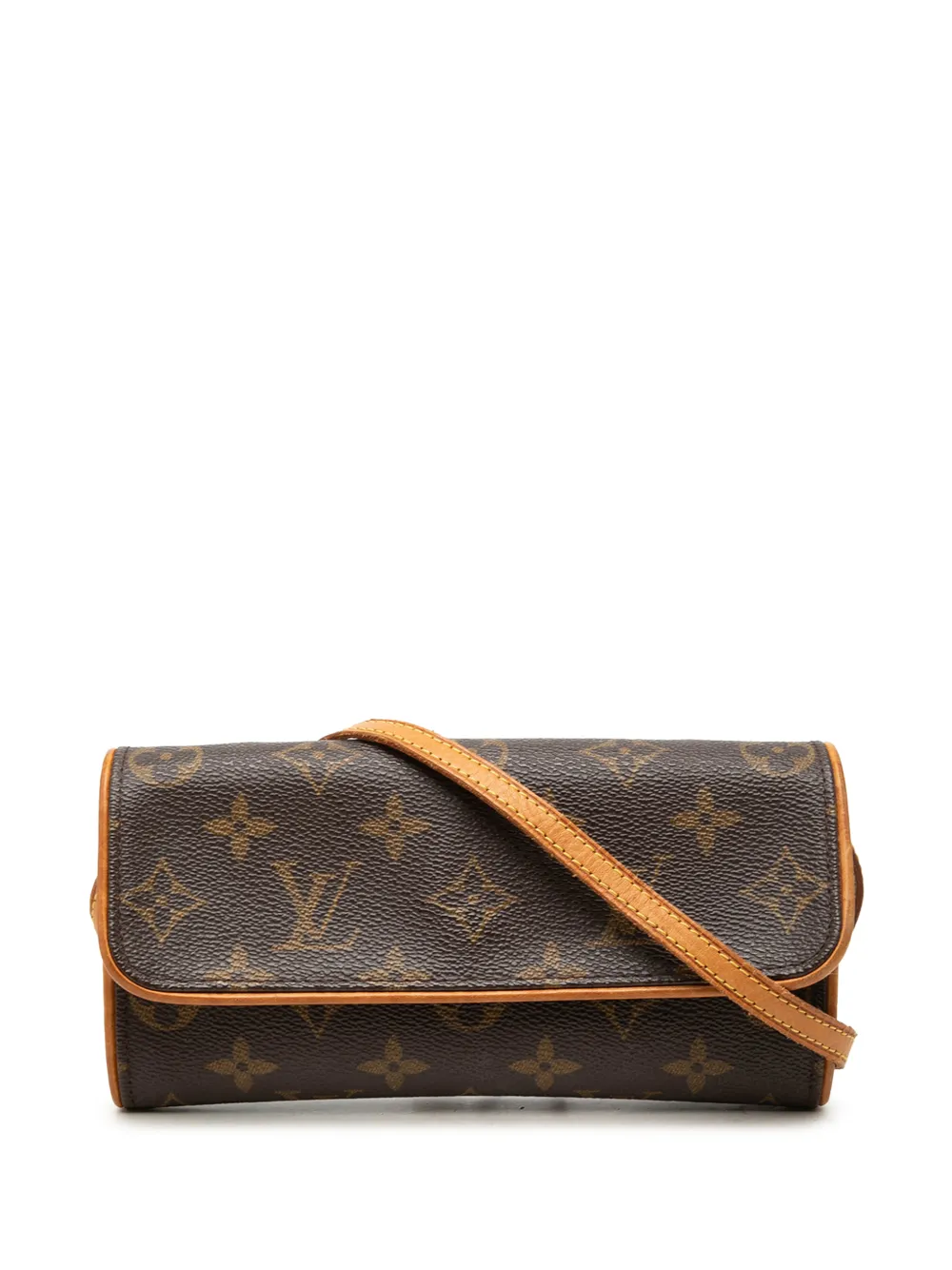 Louis Vuitton Pre-Owned 1999 Monogram Pochette Twin PM crossbody bag - Marrone