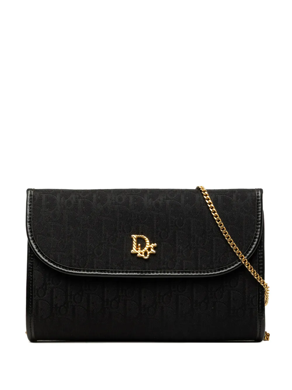 Christian Dior Pre-Owned 20th Century Diorissimo Trotter Canvas Chain shoulder bag - Schwarz