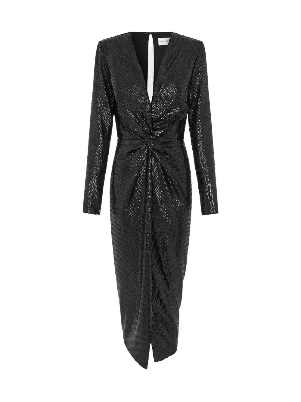16Arlington Vesta sequin-embellishedmidi dress Zwart